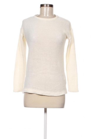 Дамски пуловер Sinsay, Размер XS, Цвят Екрю, Цена 24,65 лв.