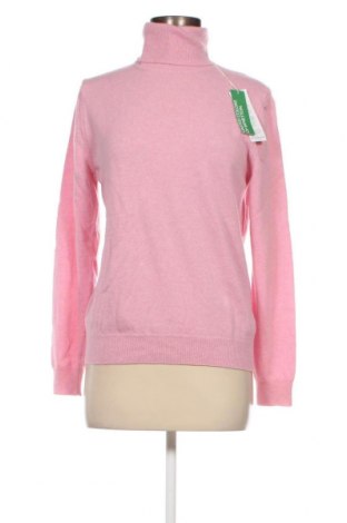 Дамски пуловер United Colors Of Benetton, Размер L, Цвят Розов, Цена 69,60 лв.