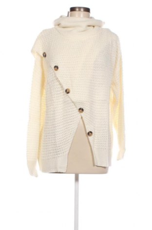 Дамски пуловер Venca, Размер L, Цвят Бял, Цена 9,66 лв.