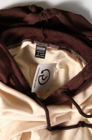 Γυναικείο φούτερ SHEIN, Μέγεθος XS, Χρώμα  Μπέζ, Τιμή 5,93 €