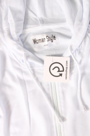 Дамски суичър Woman Style, Размер M, Цвят Бял, Цена 44,00 лв.