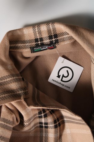 Γυναικείο παλτό Made In Italy, Μέγεθος XS, Χρώμα  Μπέζ, Τιμή 19,86 €