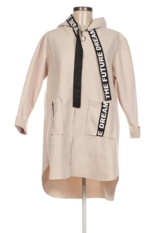Дамско палто Made In Italy, Размер L, Цвят Бежов, Цена 94,60 лв.