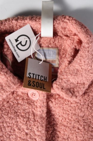Damski płaszcz Stitch & Soul, Rozmiar XL, Kolor Różowy, Cena 73,35 zł