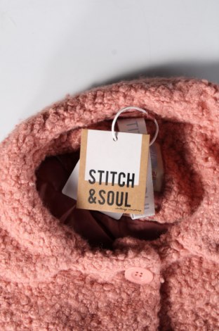 Damski płaszcz Stitch & Soul, Rozmiar M, Kolor Różowy, Cena 45,99 zł