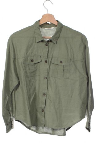 Детска риза H&M, Размер 11-12y/ 152-158 см, Цвят Зелен, Цена 6,24 лв.