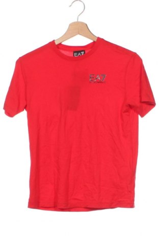 Детска тениска Emporio Armani, Размер 11-12y/ 152-158 см, Цвят Червен, Цена 77,40 лв.
