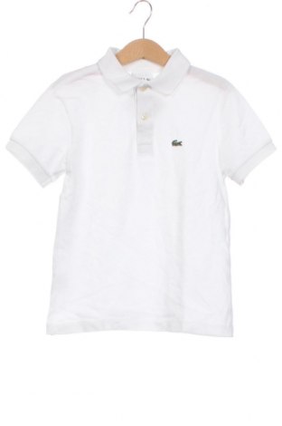Dziecięcy T-shirt Lacoste, Rozmiar 7-8y/ 128-134 cm, Kolor Biały, Cena 121,54 zł