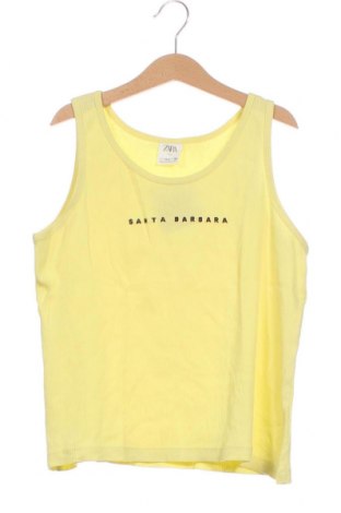Μπλουζάκι αμάνικο παιδικό Zara Kids, Μέγεθος 13-14y/ 164-168 εκ., Χρώμα Κίτρινο, Τιμή 11,69 €