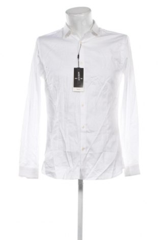 Ανδρικό πουκάμισο Jack & Jones PREMIUM, Μέγεθος L, Χρώμα Λευκό, Τιμή 17,52 €