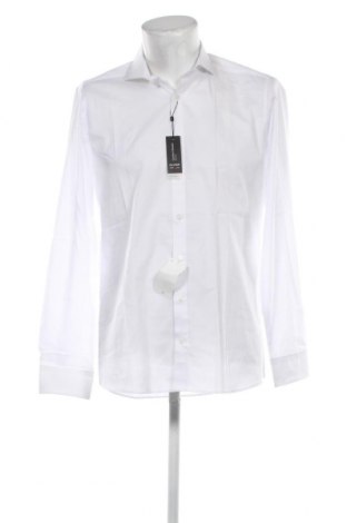 Ανδρικό πουκάμισο Olymp, Μέγεθος L, Χρώμα Λευκό, Τιμή 30,16 €
