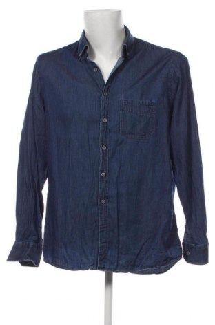 Ανδρικό πουκάμισο Olymp, Μέγεθος L, Χρώμα Μπλέ, Τιμή 15,96 €