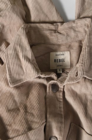 Herrenhemd Rebel, Größe S, Farbe Beige, Preis 4,27 €