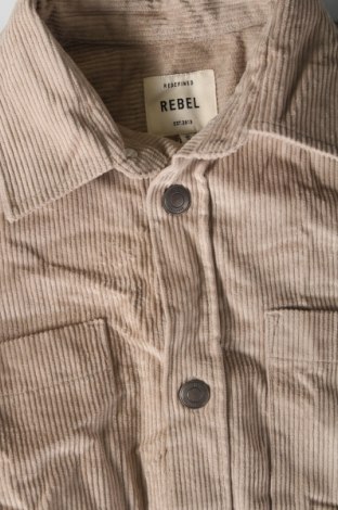 Мъжка риза Rebel, Размер S, Цвят Бежов, Цена 46,00 лв.