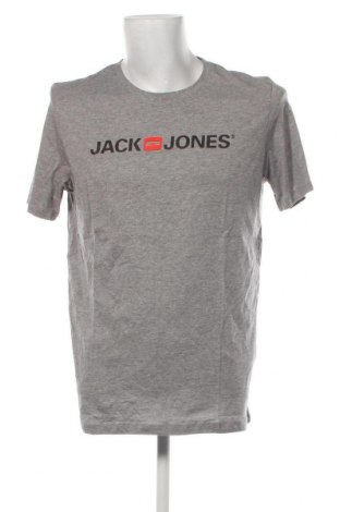 Мъжка тениска Jack & Jones, Размер XL, Цвят Сив, Цена 17,55 лв.