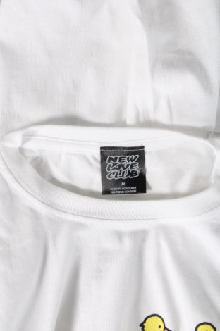 Мъжка тениска New Love Club, Размер M, Цвят Бял, Цена 23,20 лв.
