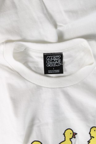 Мъжка тениска New Love Club, Размер L, Цвят Бял, Цена 23,20 лв.