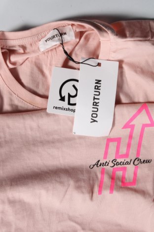 Herren T-Shirt Your Turn, Größe XXS, Farbe Rosa, Preis € 14,95