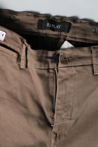 Мъжки панталон Replay, Размер M, Цвят Кафяв, Цена 76,40 лв.