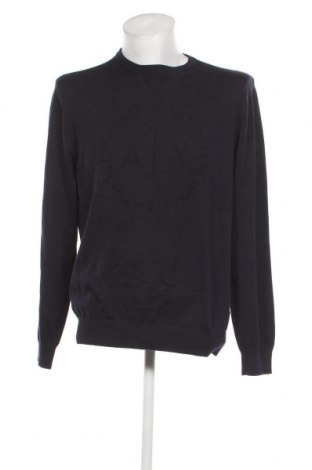 Мъжки пуловер Armani Exchange, Размер XL, Цвят Син, Цена 191,00 лв.