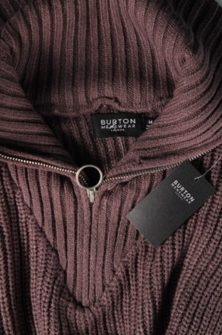 Мъжки пуловер Burton of London, Размер M, Цвят Пепел от рози, Цена 50,40 лв.