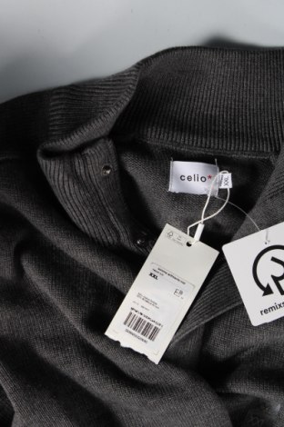 Мъжки пуловер Celio, Размер XXL, Цвят Сив, Цена 25,30 лв.