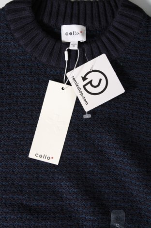 Ανδρικό πουλόβερ Celio, Μέγεθος S, Χρώμα Μπλέ, Τιμή 5,22 €