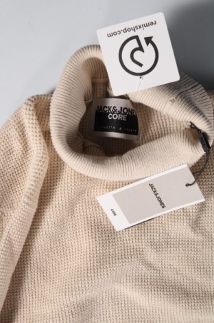 Мъжки пуловер Core By Jack & Jones, Размер M, Цвят Бежов, Цена 37,40 лв.