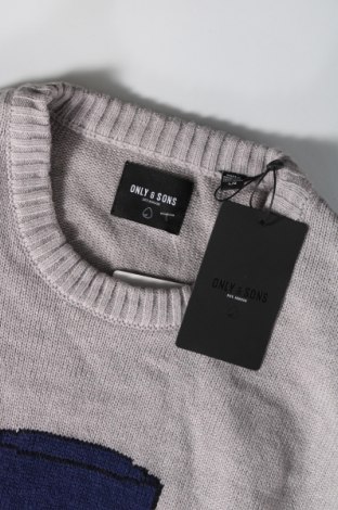 Pánsky sveter  Only & Sons, Veľkosť L, Farba Sivá, Cena  5,93 €