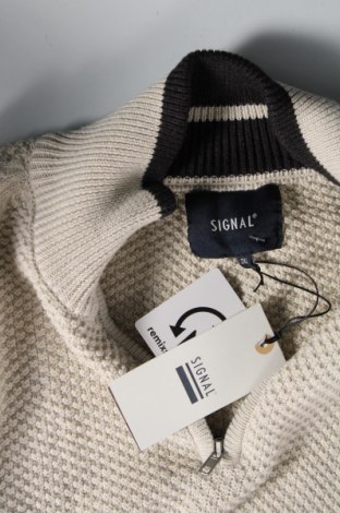 Мъжки пуловер Signal, Размер XXL, Цвят Екрю, Цена 72,60 лв.