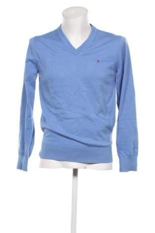 Мъжки пуловер Tommy Hilfiger, Размер S, Цвят Син, Цена 124,15 лв.