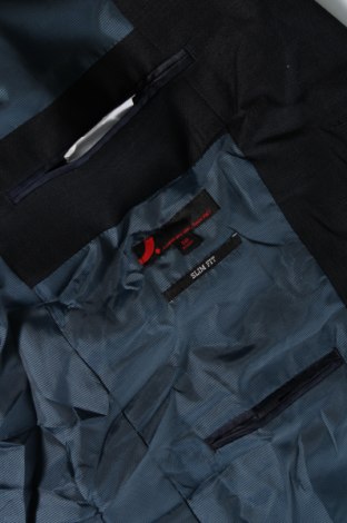 Ανδρικό σακάκι Dressmann, Μέγεθος L, Χρώμα Μπλέ, Τιμή 3,19 €