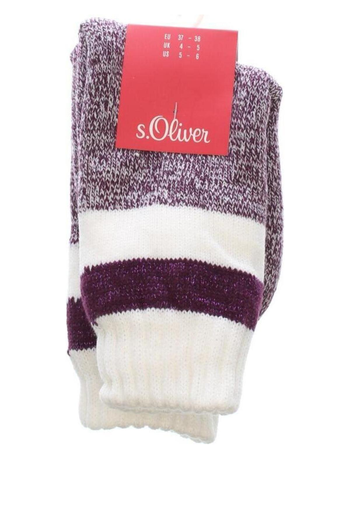 Ponožky S.Oliver, Velikost M, Barva Fialová, Cena  97,00 Kč