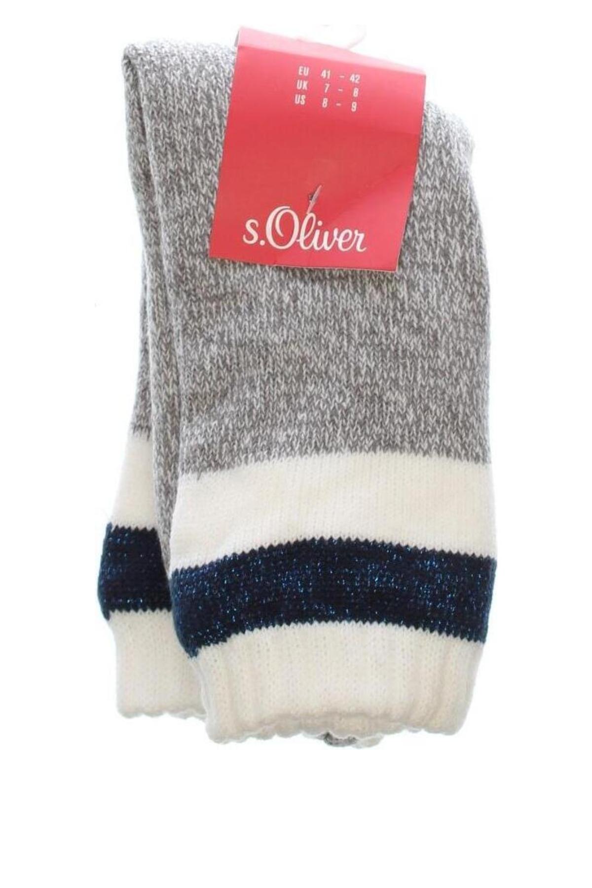Κάλτσες S.Oliver, Μέγεθος L, Χρώμα Γκρί, Τιμή 2,25 €