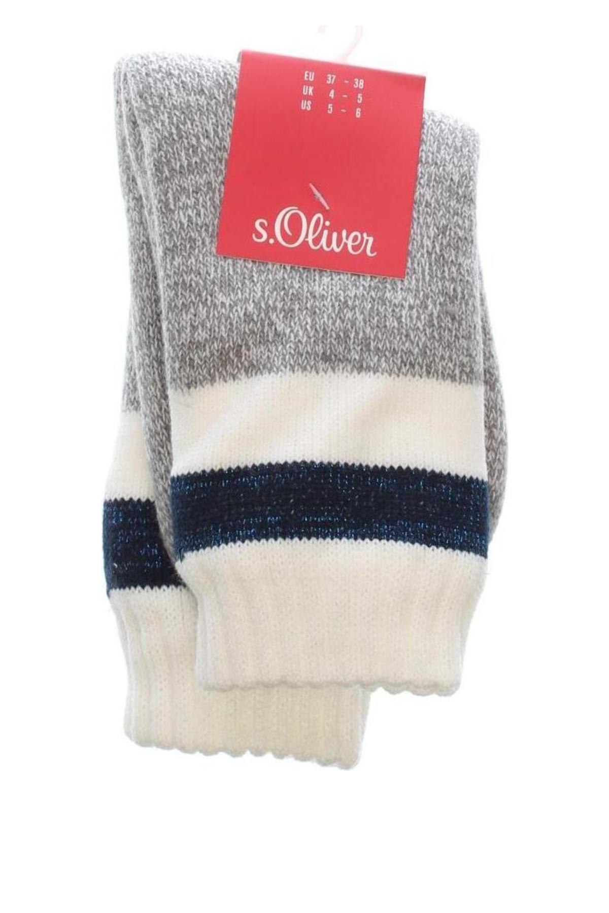 Κάλτσες S.Oliver, Μέγεθος M, Χρώμα Γκρί, Τιμή 3,80 €