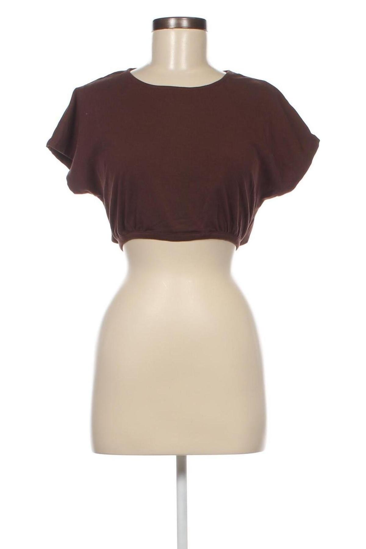 Дамска блуза Fashion Union, Размер XL, Цвят Кафяв, Цена 7,20 лв.