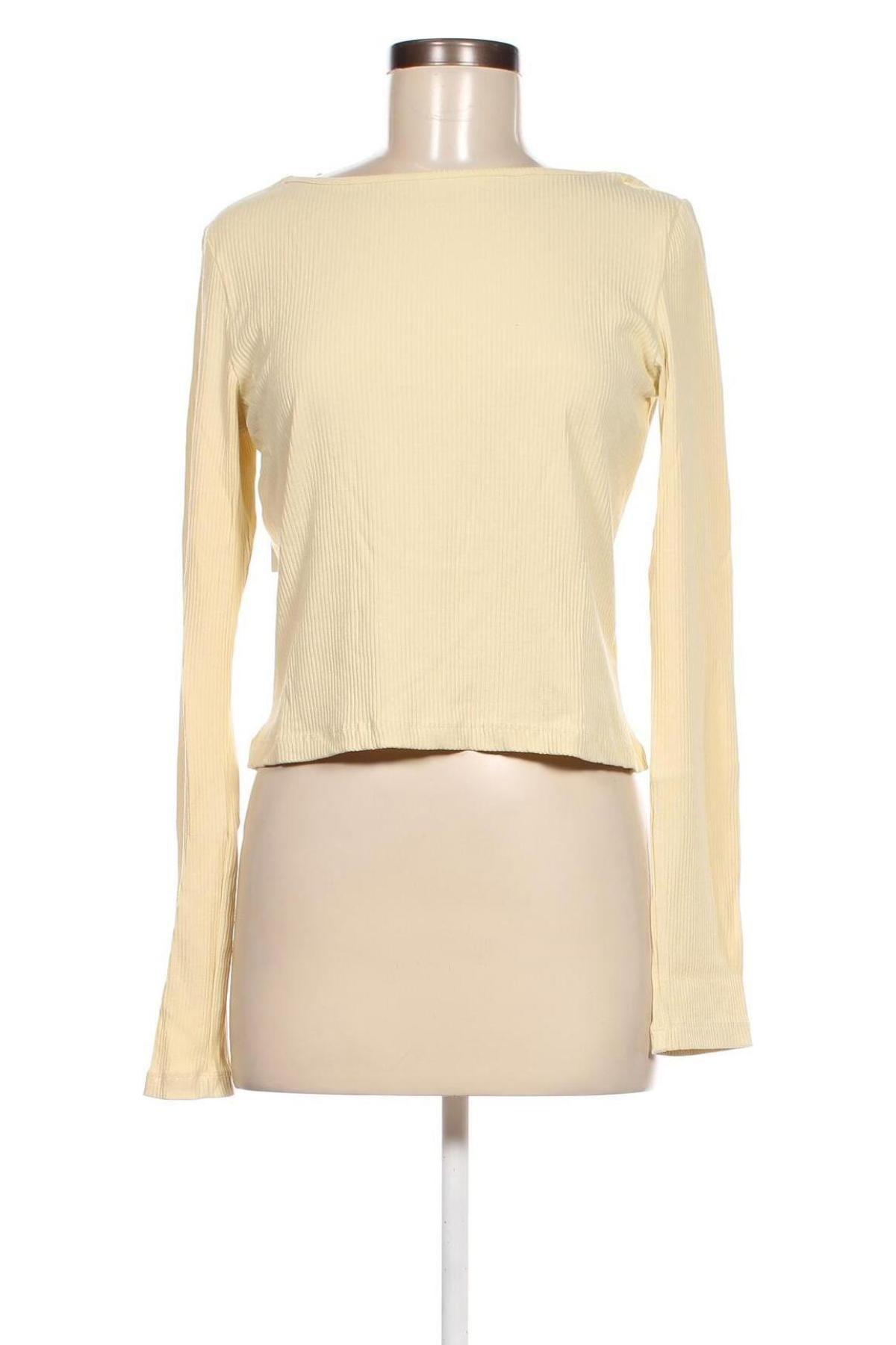 Bluză de femei NA-KD, Mărime XL, Culoare Galben, Preț 14,21 Lei