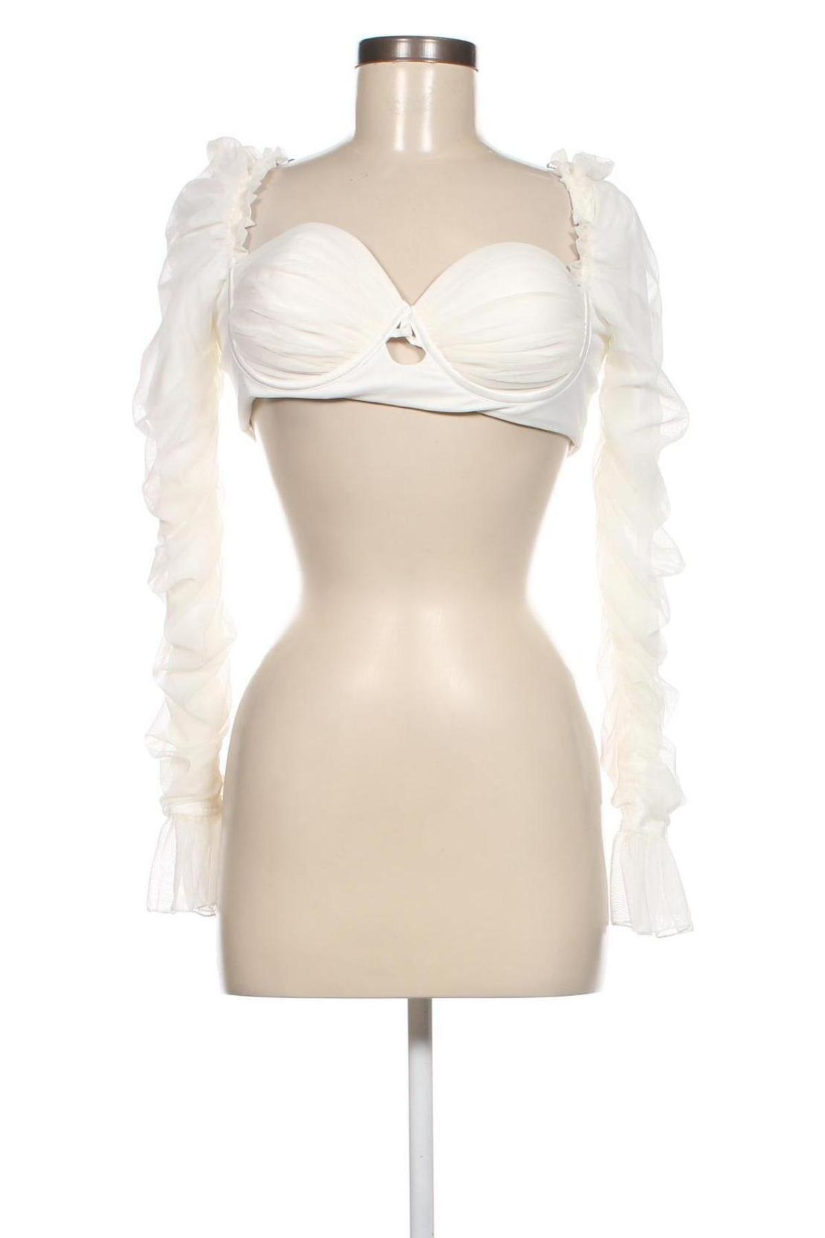 Γυναικεία μπλούζα Oh Polly, Μέγεθος L, Χρώμα Λευκό, Τιμή 14,85 €
