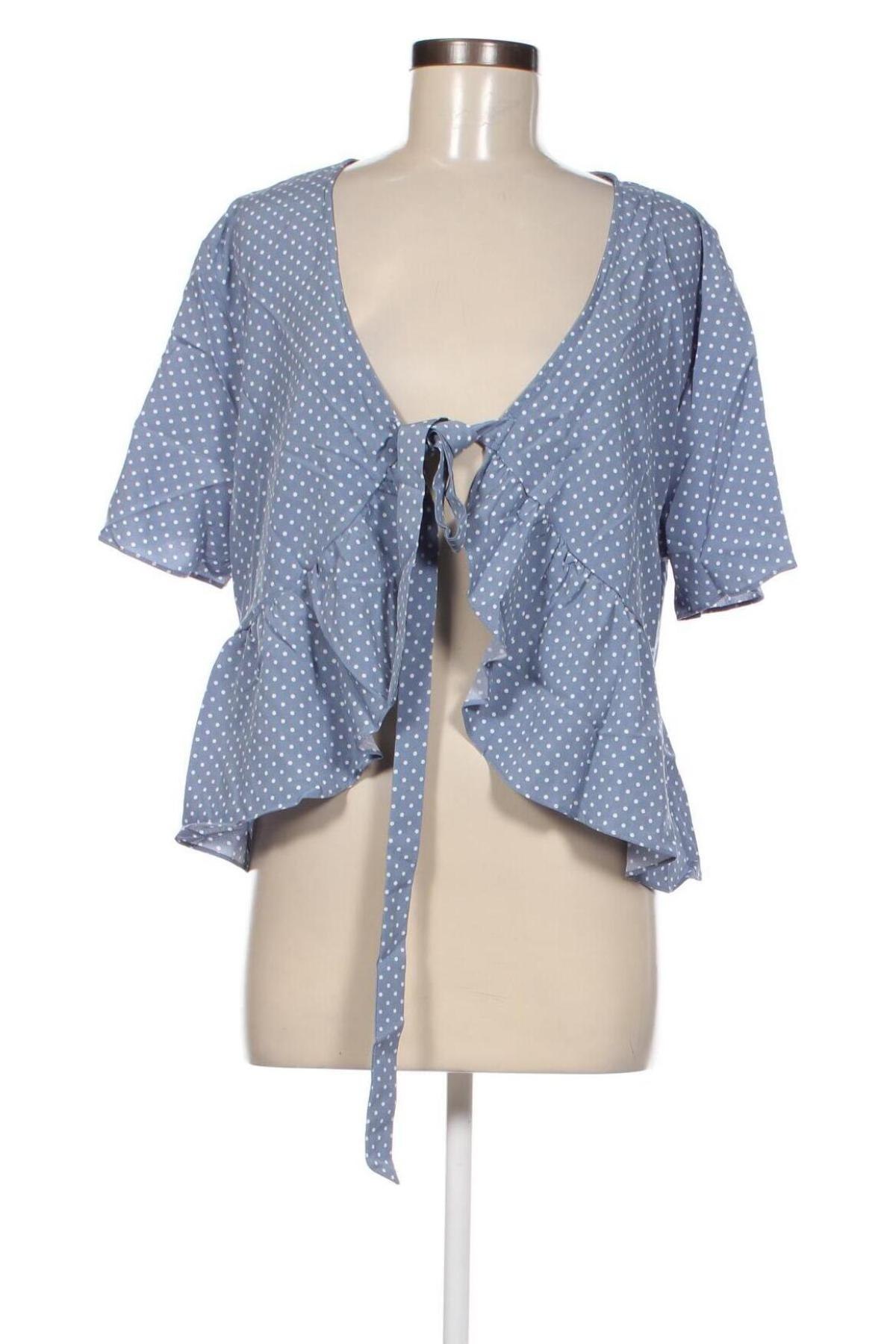 Дамска блуза SHEIN, Размер XXL, Цвят Син, Цена 8,06 лв.