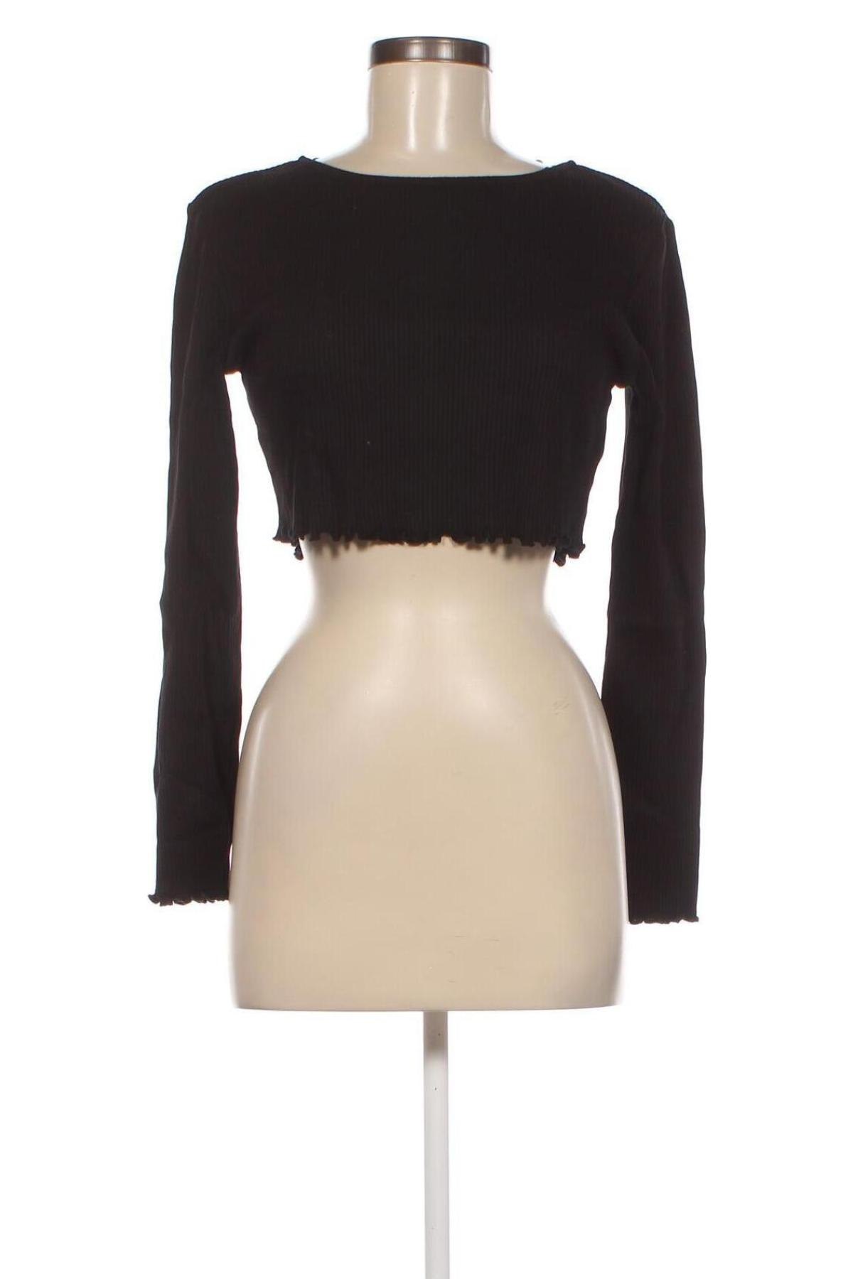 Γυναικεία μπλούζα VILA, Μέγεθος L, Χρώμα Μαύρο, Τιμή 4,74 €