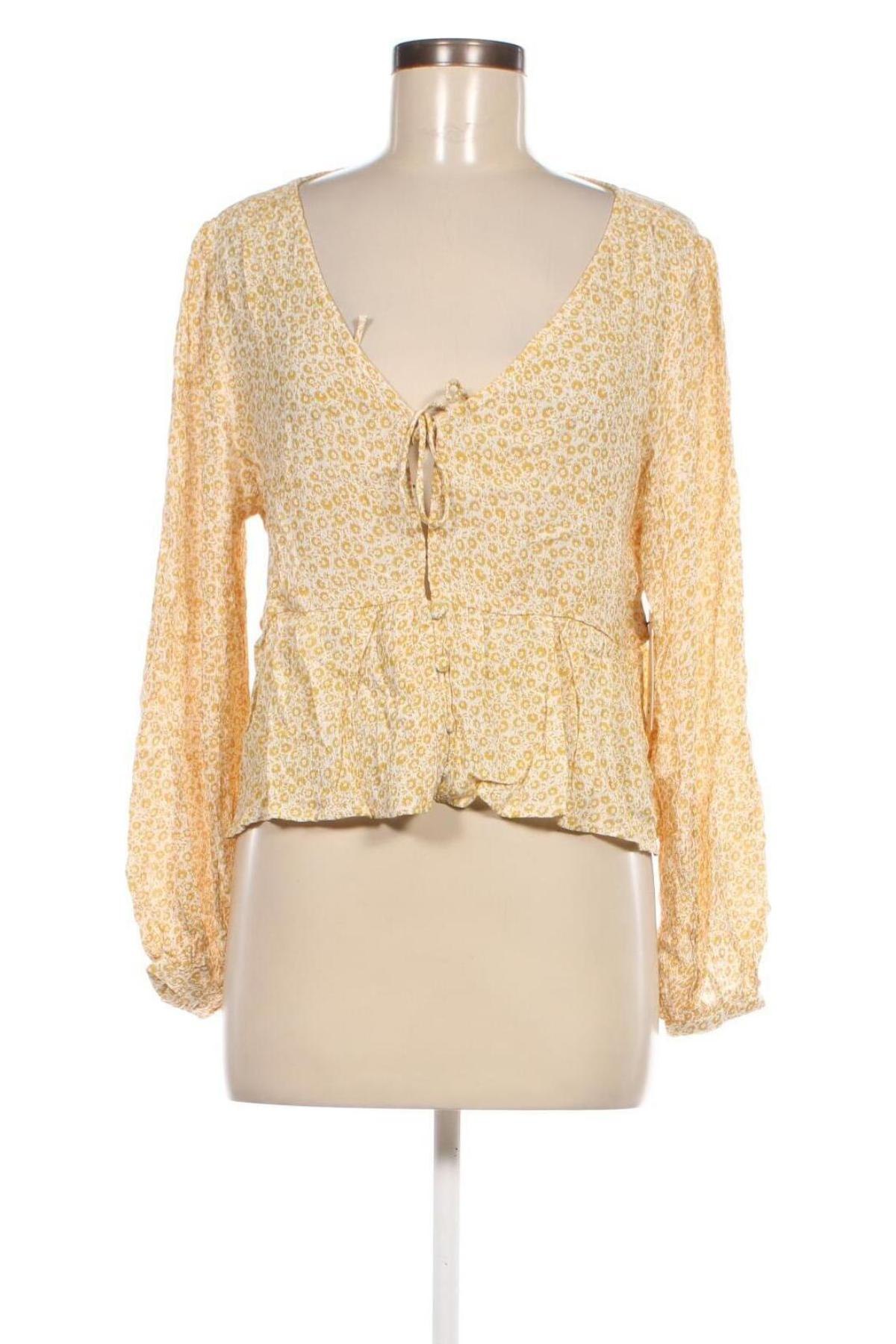 Γυναικείο πουκάμισο Billabong, Μέγεθος M, Χρώμα Κίτρινο, Τιμή 2,97 €