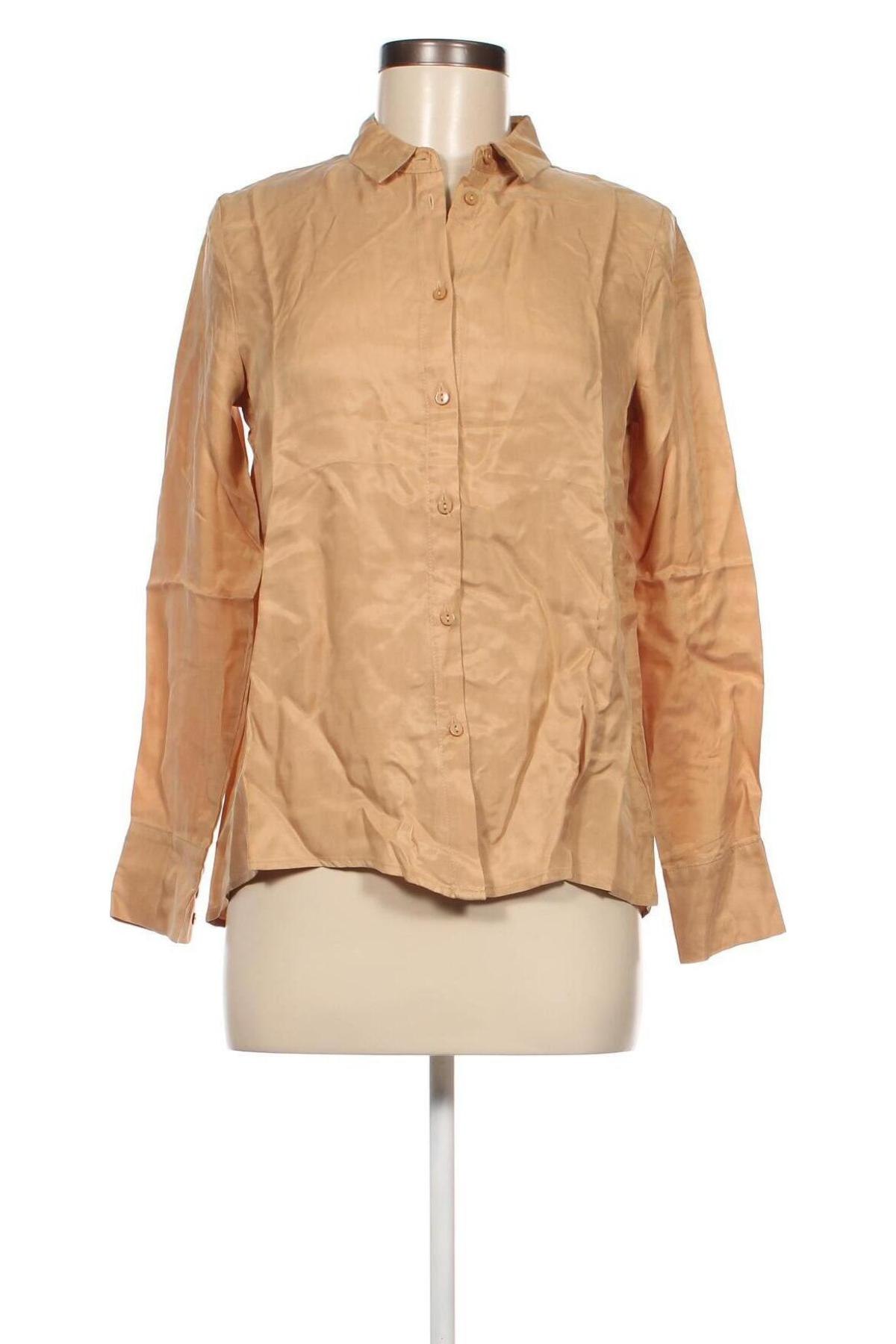 Γυναικείο πουκάμισο Edited, Μέγεθος XS, Χρώμα  Μπέζ, Τιμή 3,71 €