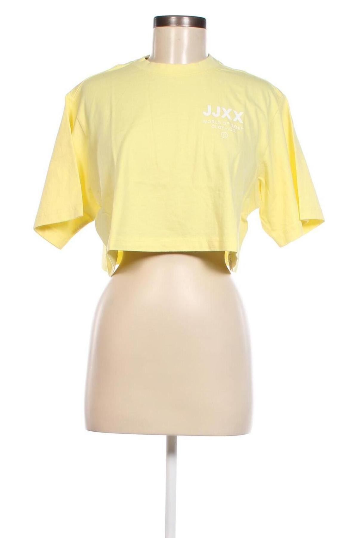 Γυναικείο t-shirt JJXX, Μέγεθος L, Χρώμα Κίτρινο, Τιμή 17,01 €