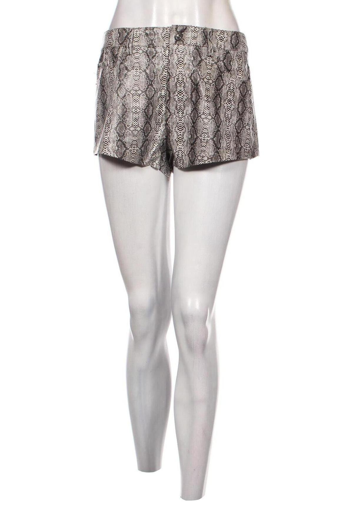 Γυναικείο κοντό δερμάτινο παντελόνι Pimkie, Μέγεθος M, Χρώμα Πολύχρωμο, Τιμή 3,20 €