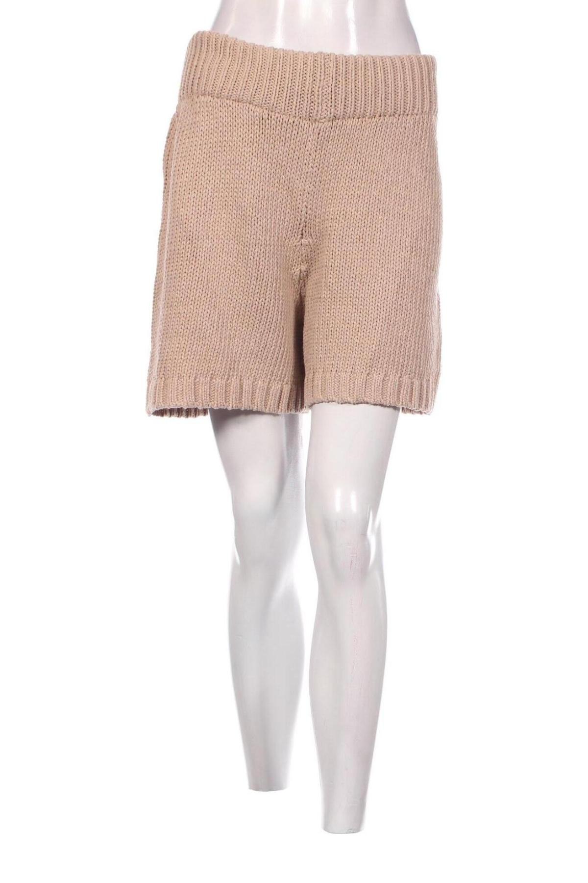 Γυναικείο κοντό παντελόνι Gina Tricot, Μέγεθος M, Χρώμα Καφέ, Τιμή 20,62 €