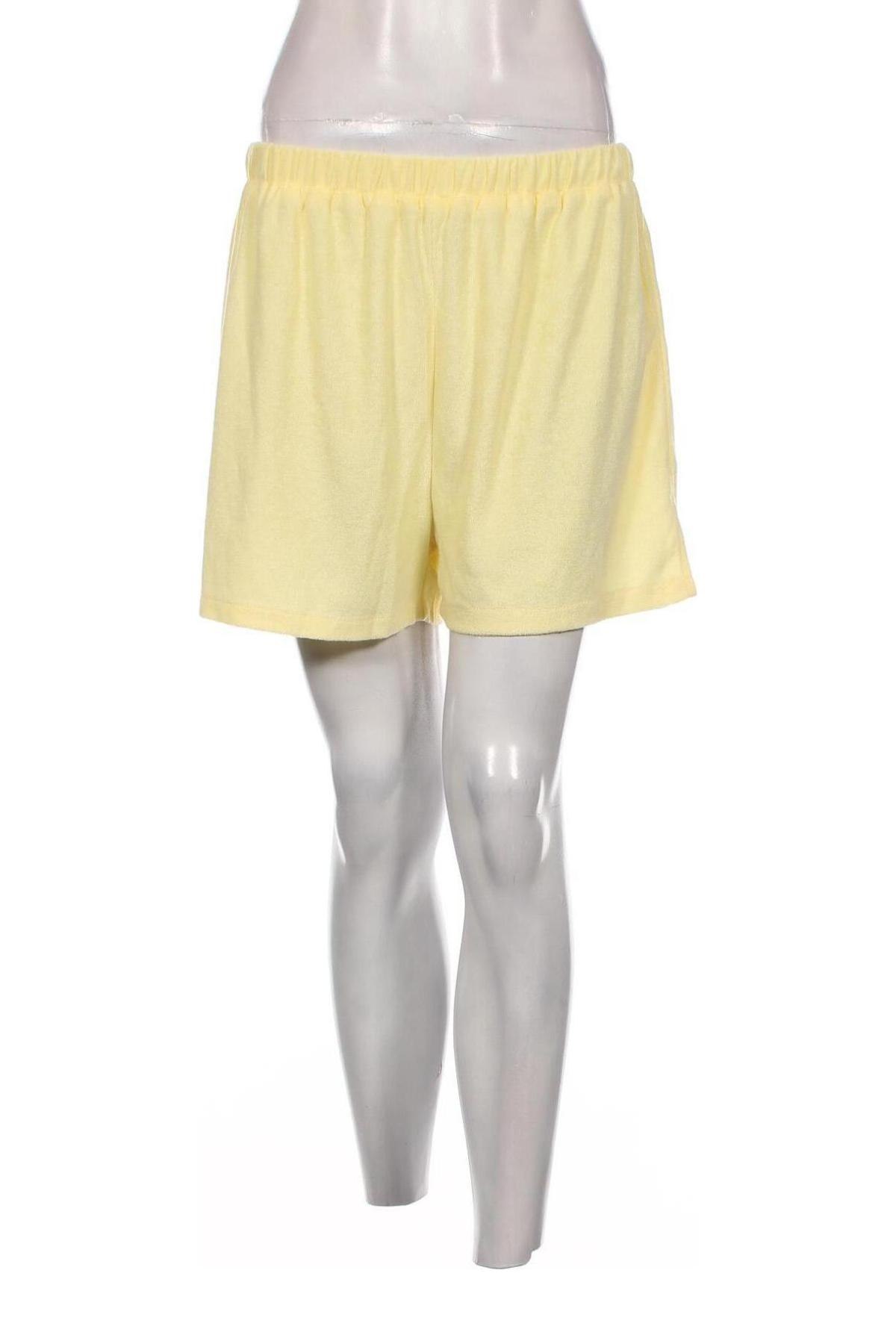 Γυναικείο κοντό παντελόνι Missguided, Μέγεθος M, Χρώμα Κίτρινο, Τιμή 4,15 €