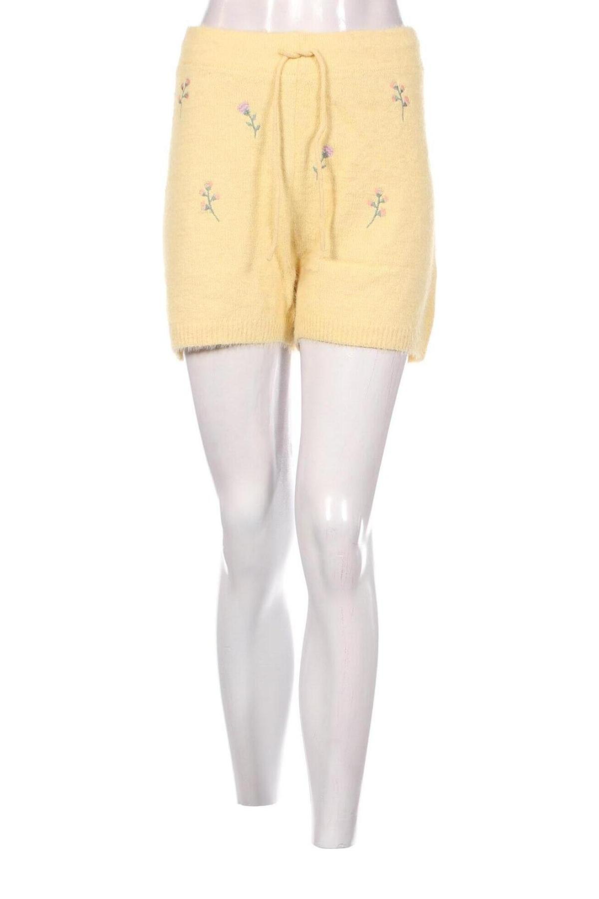 Дамски къс панталон Missguided, Размер L, Цвят Жълт, Цена 31,00 лв.