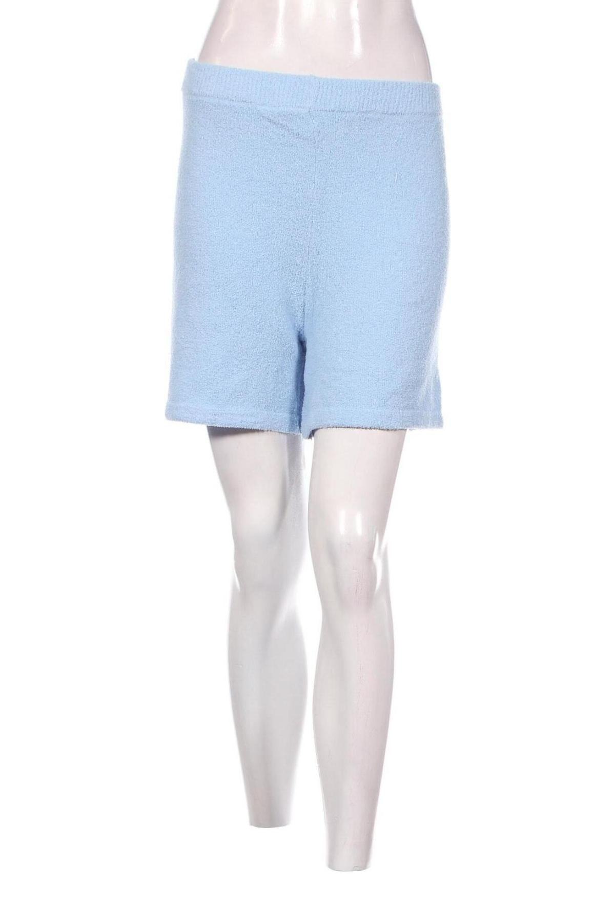 Γυναικείο κοντό παντελόνι Monki, Μέγεθος M, Χρώμα Μπλέ, Τιμή 3,75 €