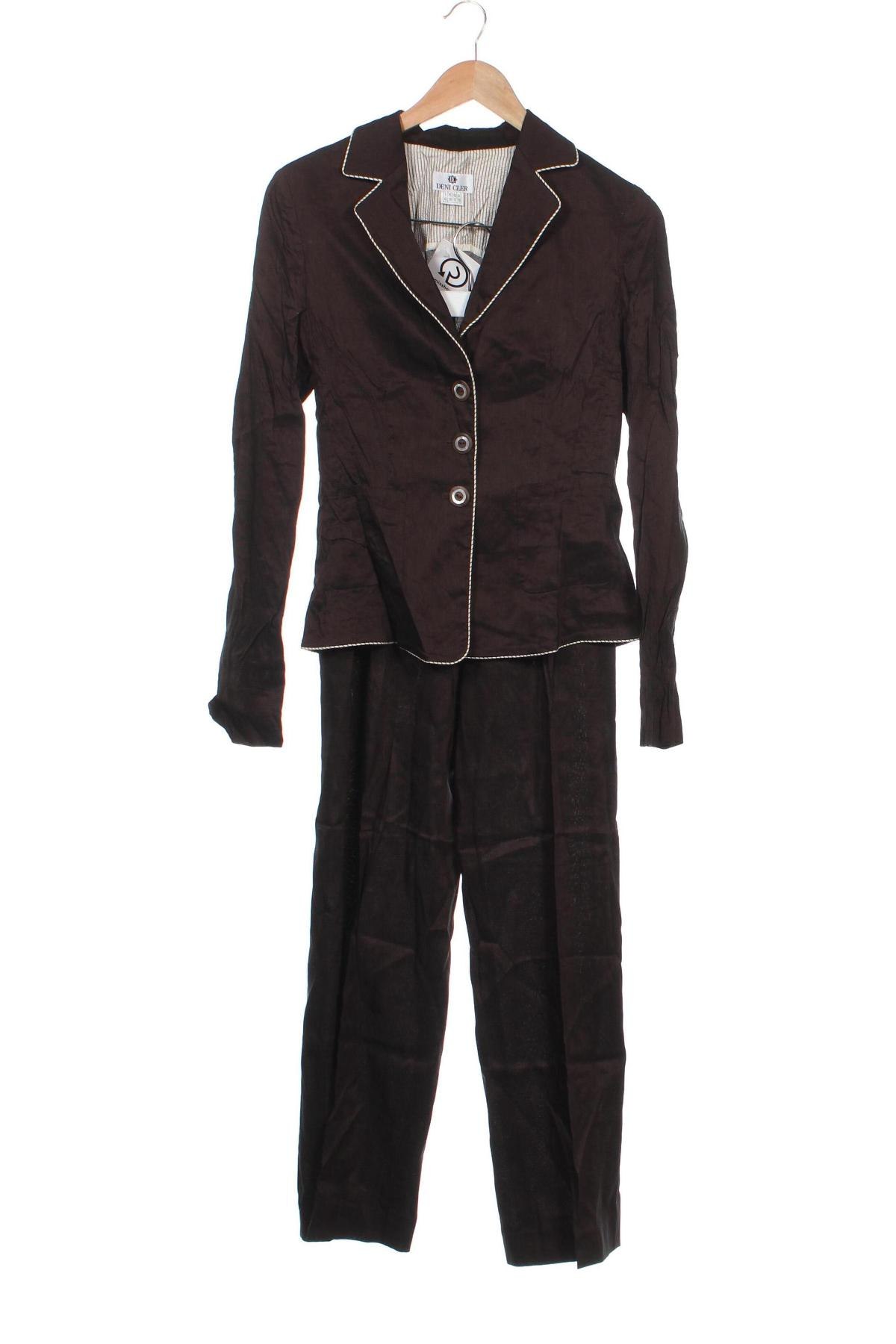 Дамски костюм Deni Cler, Размер M, Цвят Кафяв, Цена 34,92 лв.