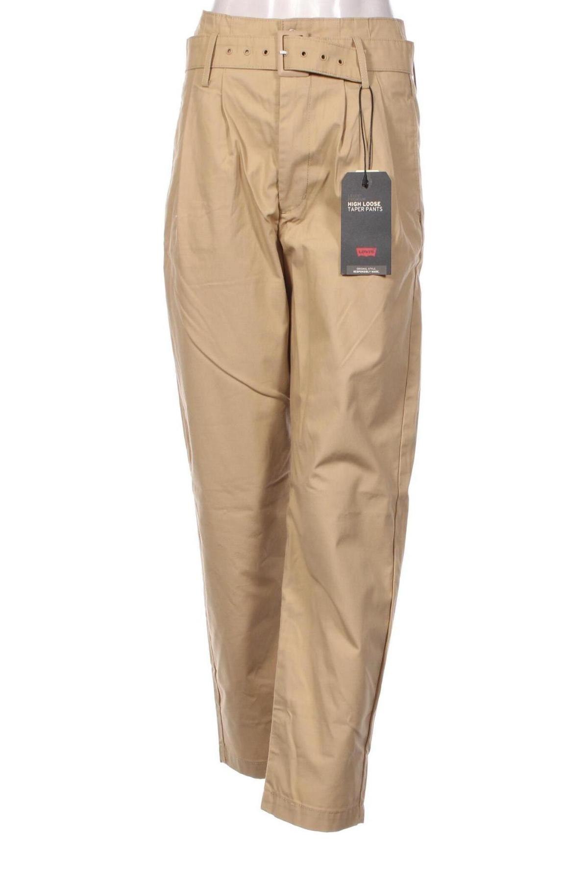 Дамски панталон Levi's, Размер S, Цвят Бежов, Цена 36,50 лв.